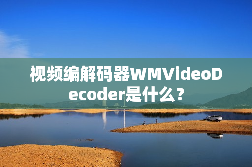視頻編解碼器WMVideoDecoder是什么？