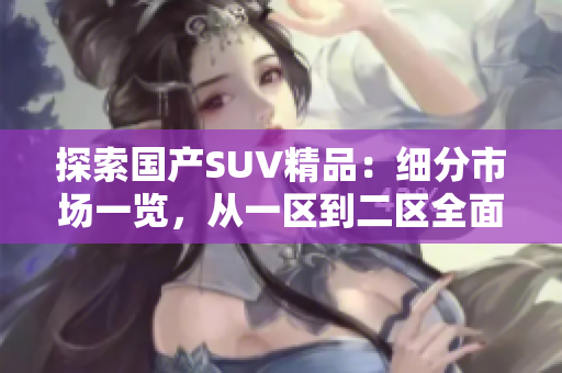 探索國產(chǎn)SUV精品：細分市場一覽，從一區(qū)到二區(qū)全面解析