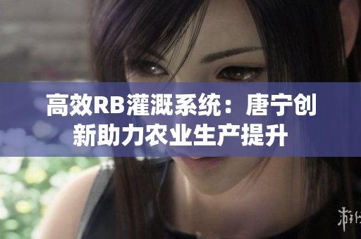 高效RB灌溉系統(tǒng)：唐寧創(chuàng)新助力農(nóng)業(yè)生產(chǎn)提升