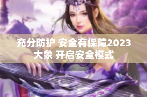 充分防護(hù) 安全有保障2023大象 開啟安全模式