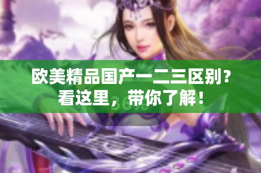 歐美精品國(guó)產(chǎn)一二三區(qū)別？看這里，帶你了解！
