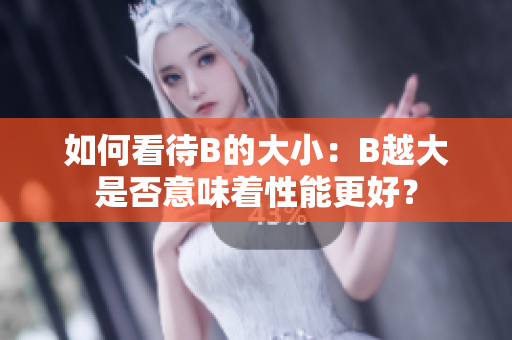 如何看待B的大?。築越大是否意味著性能更好？