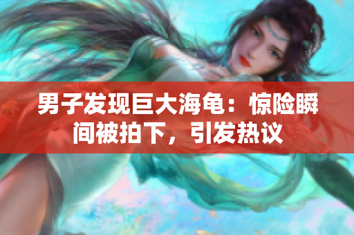 男子發(fā)現(xiàn)巨大海龜：驚險(xiǎn)瞬間被拍下，引發(fā)熱議