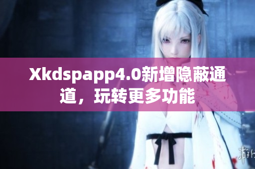 Xkdspapp4.0新增隱蔽通道，玩轉(zhuǎn)更多功能