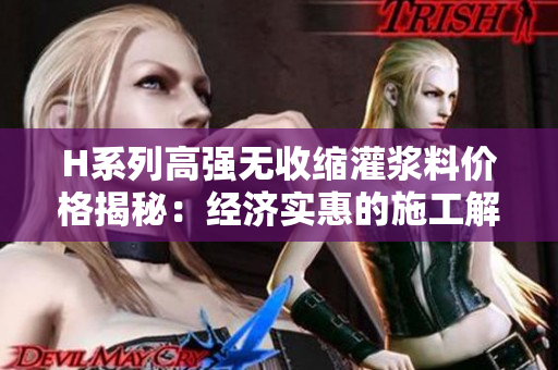 H系列高強(qiáng)無(wú)收縮灌漿料價(jià)格揭秘：經(jīng)濟(jì)實(shí)惠的施工解決方案