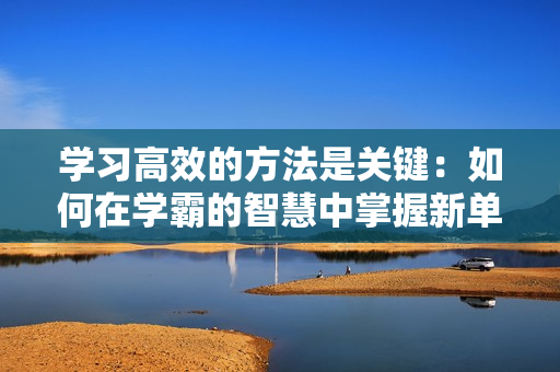 學(xué)習(xí)高效的方法是關(guān)鍵：如何在學(xué)霸的智慧中掌握新單詞