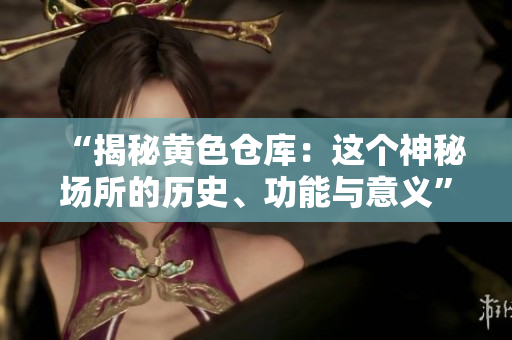 “揭秘黃色倉庫：這個神秘場所的歷史、功能與意義”