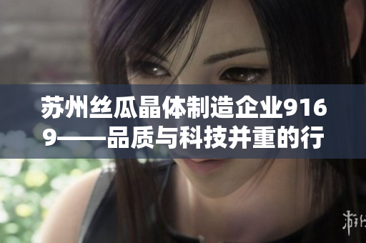 蘇州絲瓜晶體制造企業(yè)9169——品質(zhì)與科技并重的行業(yè)領(lǐng)跑者