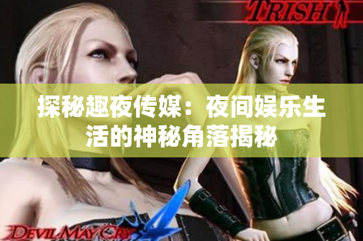 探秘趣夜傳媒：夜間娛樂生活的神秘角落揭秘