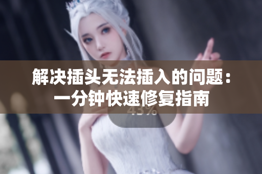 解決插頭無法插入的問題：一分鐘快速修復(fù)指南