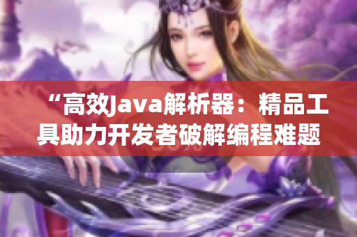 “高效Java解析器：精品工具助力開發(fā)者破解編程難題”