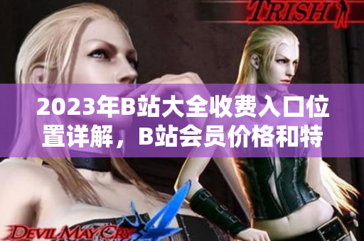 2023年B站大全收費入口位置詳解，B站會員價格和特權一覽