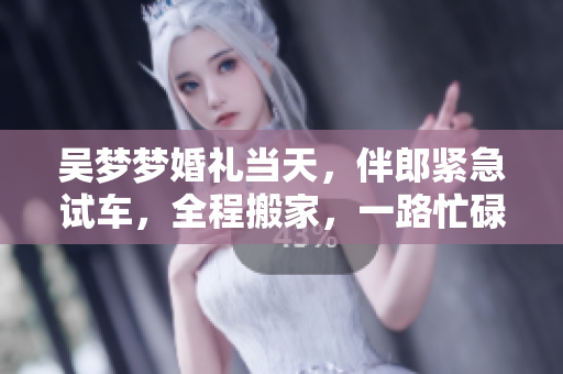 吳夢夢婚禮當(dāng)天，伴郎緊急試車，全程搬家，一路忙碌！