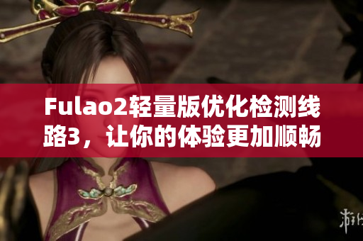 Fulao2輕量版優(yōu)化檢測線路3，讓你的體驗更加順暢