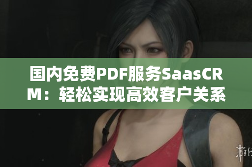 國內(nèi)免費(fèi)PDF服務(wù)SaasCRM：輕松實(shí)現(xiàn)高效客戶關(guān)系管理