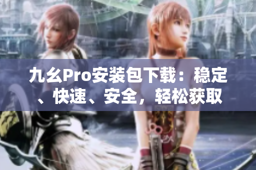 九幺Pro安裝包下載：穩(wěn)定、快速、安全，輕松獲取