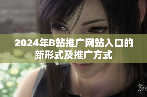 2024年B站推廣網(wǎng)站入口的新形式及推廣方式