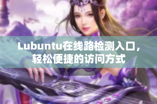 Lubuntu在線路檢測(cè)入口，輕松便捷的訪問(wèn)方式