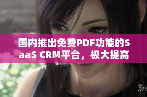 國內(nèi)推出免費(fèi)PDF功能的SaaS CRM平臺，極大提高工作效率