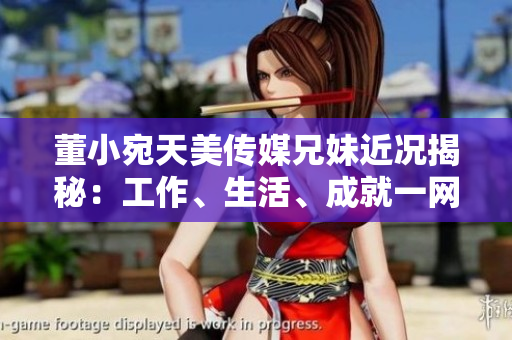 董小宛天美傳媒兄妹近況揭秘：工作、生活、成就一網(wǎng)打盡