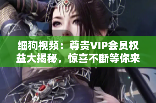 細(xì)狗視頻：尊貴VIP會(huì)員權(quán)益大揭秘，驚喜不斷等你來！