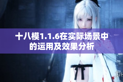 十八模1.1.6在實際場景中的運用及效果分析