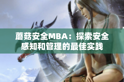 蘑菇安全MBA：探索安全感知和管理的最佳實(shí)踐