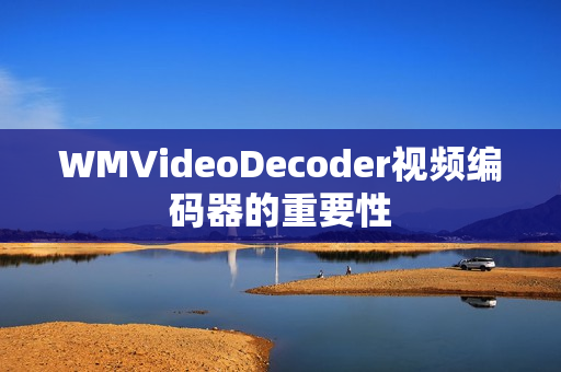 WMVideoDecoder視頻編碼器的重要性