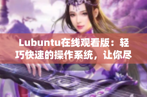Lubuntu在線觀看版：輕巧快速的操作系統(tǒng)，讓你盡情享受高清視頻