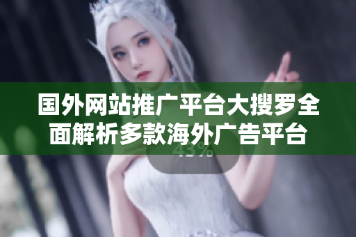 國外網(wǎng)站推廣平臺(tái)大搜羅全面解析多款海外廣告平臺(tái)