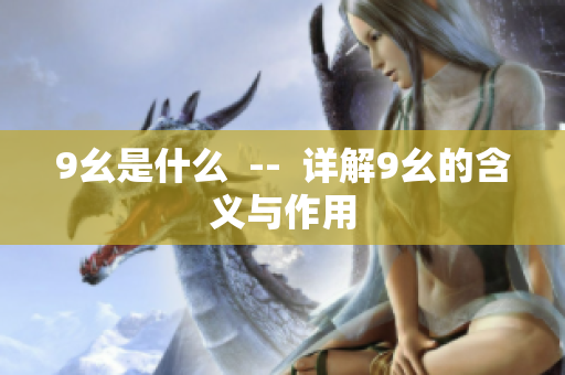 9幺是什么  --  詳解9幺的含義與作用