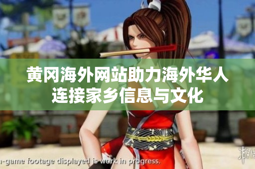 黃岡海外網(wǎng)站助力海外華人連接家鄉(xiāng)信息與文化